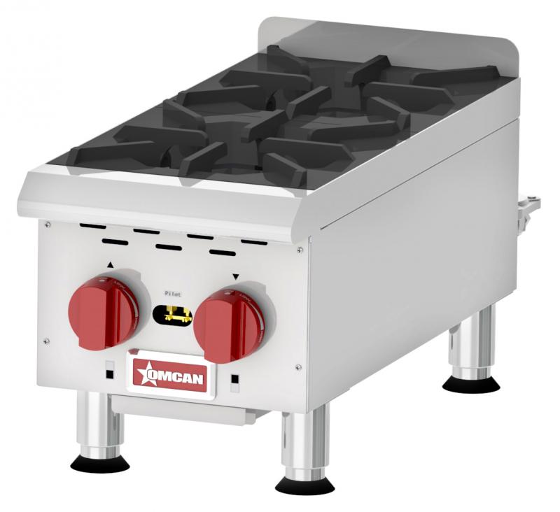Countertop Stainless Steel Gas Hot Plate with 2 Burners